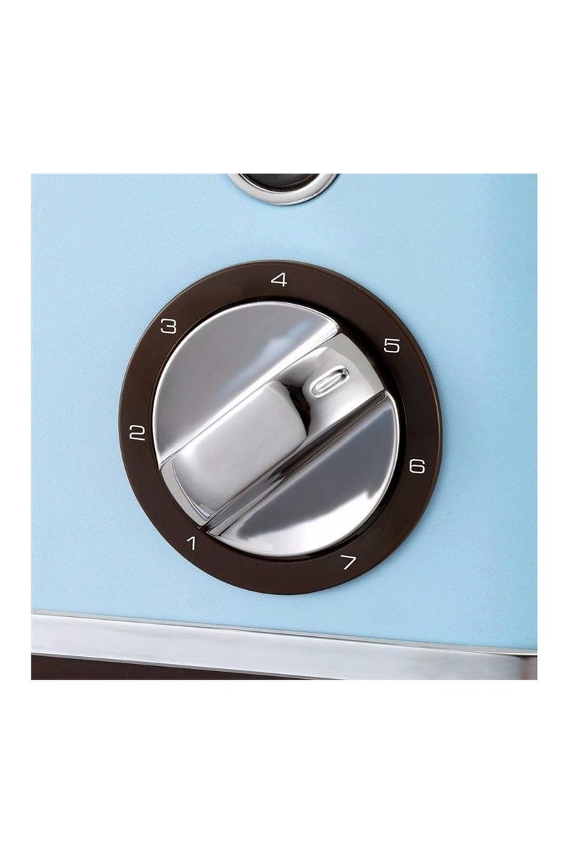 مورفي ريتشاردز محمصة خبز أكسنتس بـ 4 شرائح – قدرة 1800 واط، فتحات واسعة، تحكم قابل للتعديل في درجة التحميص، درج فتات قابل للإزالة – أزرق أزور - Image 4